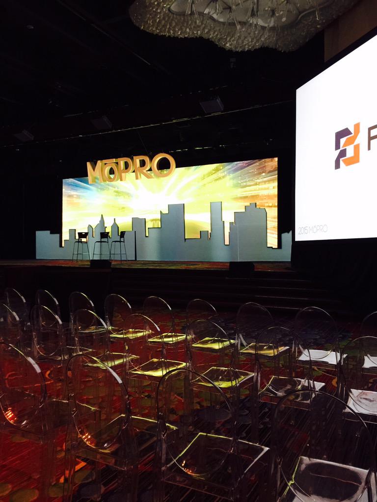 #mopro2015 welcome stage.