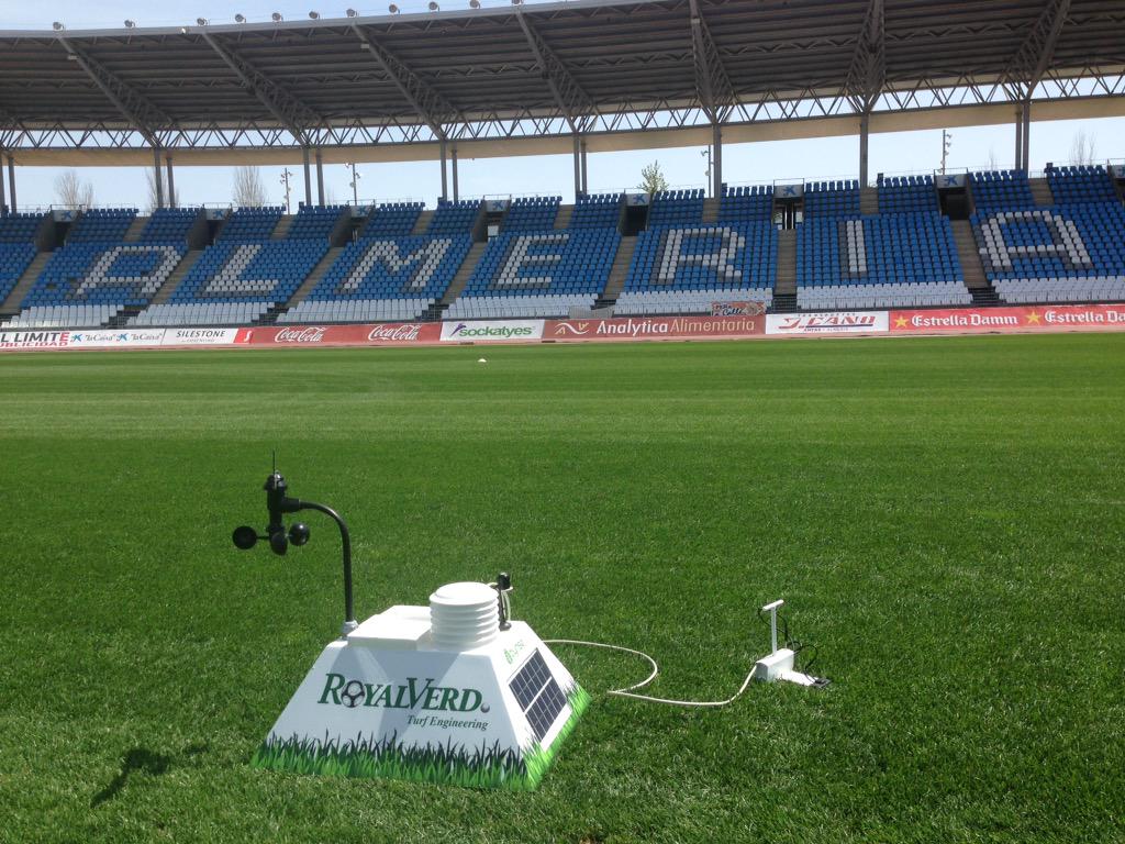 El Smart turf llega al Estadio de los Juegos del Mediterraneo @udalmeria @bynse @BigDataBigData   @SportsTurf1