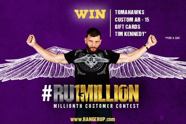 Ranger_Up's tweet photo. For 15 days you can win rifles, tomahawks and a day with @TimKennedyMMA when you shop at http://t.co/Sryb2udPBr http://t.co/724jCyfwcF