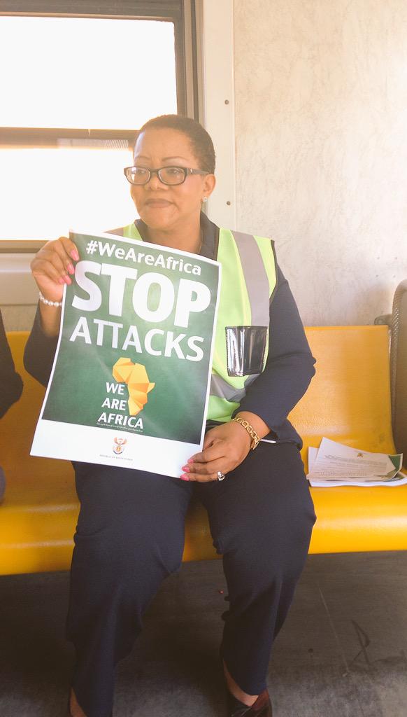 BCMMNews's tweet photo. THE BCMM SAYS NO TO XENOPHOBIA! WE ARE AFRICANS BEFORE WE ARE SOUTH AFRICAN. http://t.co/NkhdSquUnH