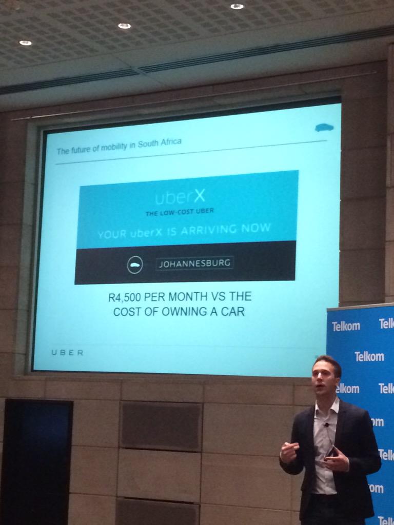 markschefermann's tweet image. Is Uber the solution to our traffic issues? The growth stats are scary. Also cheaper than owning a car. #ITWebDigital