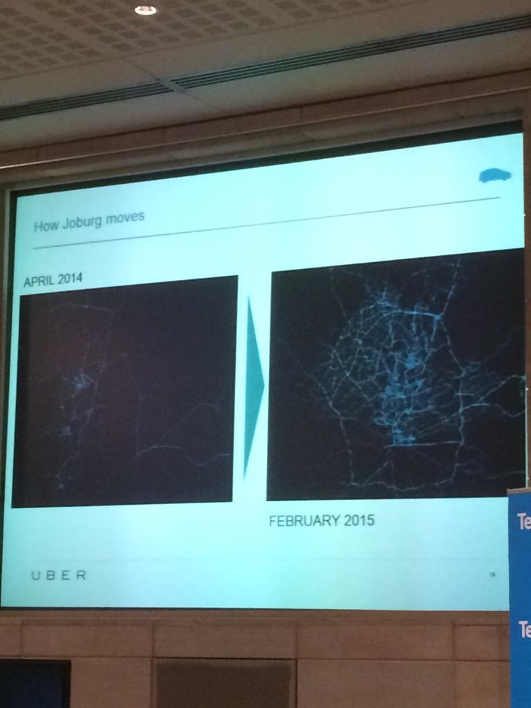 markschefermann's tweet image. Is Uber the solution to our traffic issues? The growth stats are scary. Also cheaper than owning a car. #ITWebDigital