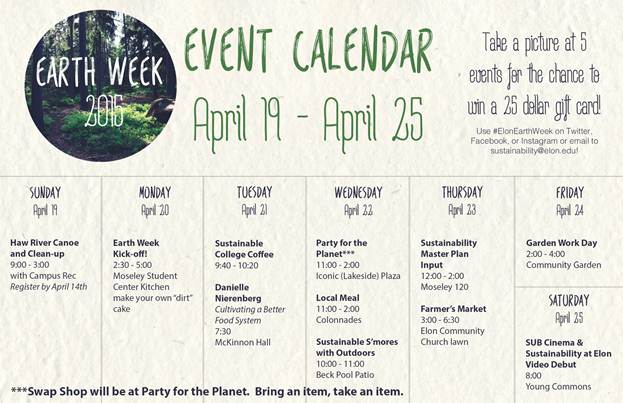 elonuniversity's tweet photo. Today's @SustainableElon #CollegeCoffee will be held on Phi Beta Kappa plaza at 9:40 a.m. (via @CollegeCoffeeEU) http://t.co/At8FhHlylW