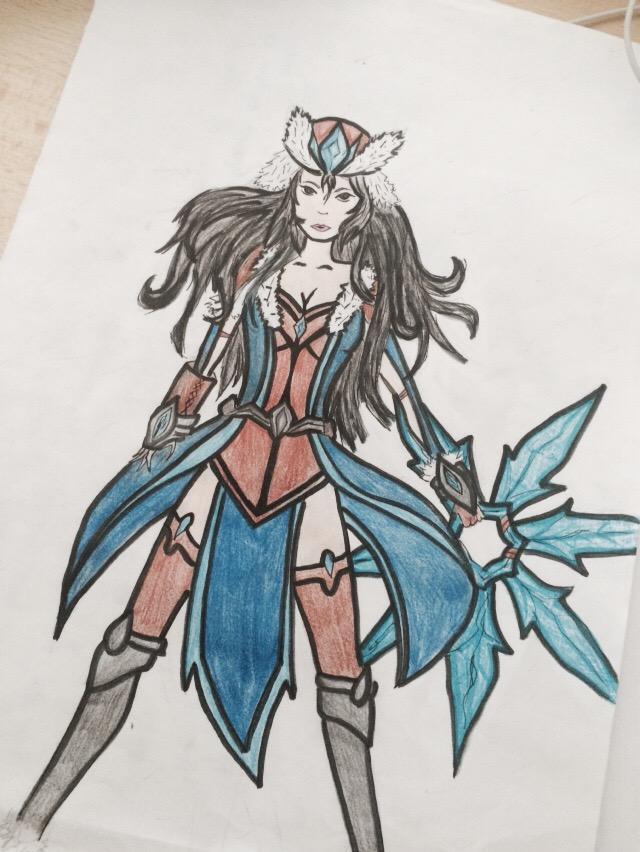 aqiriasm's tweet photo. snowstorm sivir yaay #LeagueOfLegends http://t.co/2uhyXxY6EJ