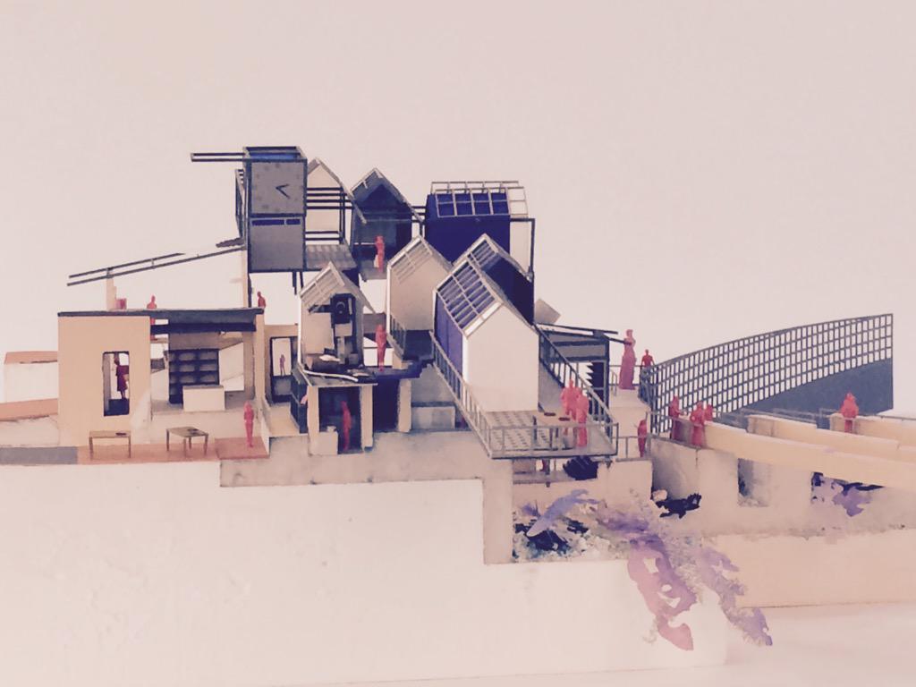 obuarchitecture's tweet image. #UnitE and #UnitF taking professional model snaps in hub