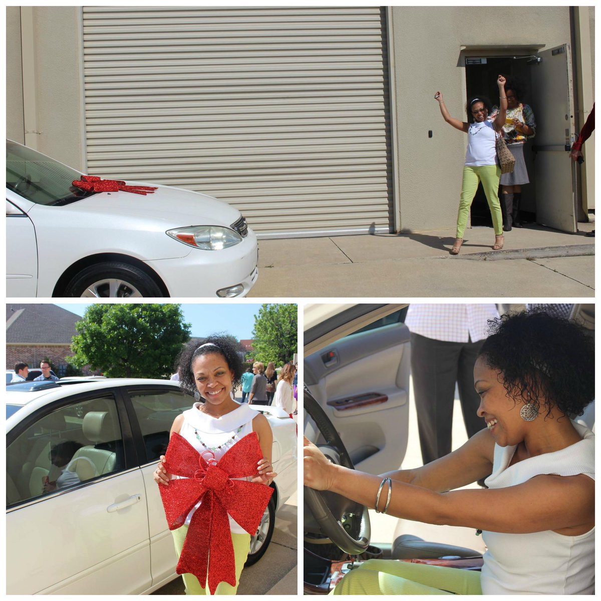 GatewayPeople's tweet photo. Yesterday @GenerousLife was able to give a car away to a single mother! #BlessALife http://t.co/X44SJOp2DY
