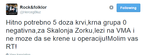 villmabg's tweet photo. Ne mogu drugačije RT....HITNO...NAŠ Skaloni http://t.co/xmyk4VG6eC