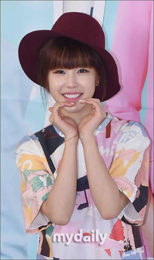 PaNangz_'s tweet photo. 150421 'Secret' Hyoseong [ @Secretimehs ] @ Beauty Bibble 2015 Press Conference ☺️😚💕🙈  (cr.on pics) http://t.co/LGN4AA6kwe