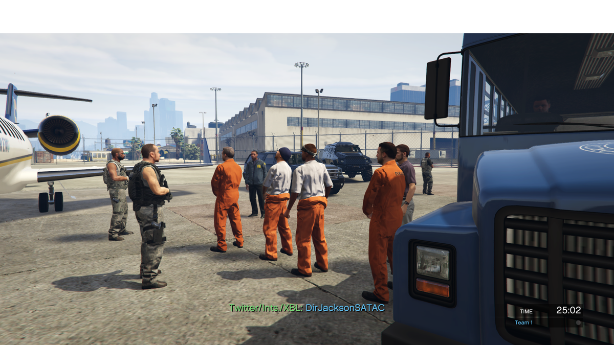 DirJacksonSATAC's tweet photo. @DOC_GTA prisoners for escort by @SWAT_GTA! @Herbal_Gamer_89 @SanAndreasNet @GTASnapmatic @SA_SearchRescue @BCSO_GTA http://t.co/oX8muMgIJg