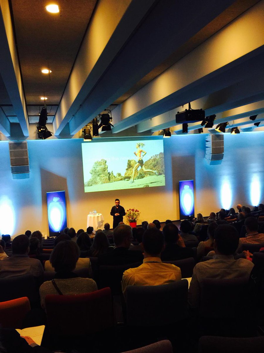 JacquesSoelberg's tweet photo. Great energy and good presentation of @abdul dezkam from Ecco. #nordic speed #ecco http://t.co/4FdFXTdZl9