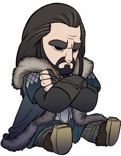 terr6210's tweet photo. Thorin "toons" on Tuesday.Have a great day everyone.Thinking of you Candida and Laura.#FanARt #Thorin #misstheKing http://t.co/hLFyz5496O