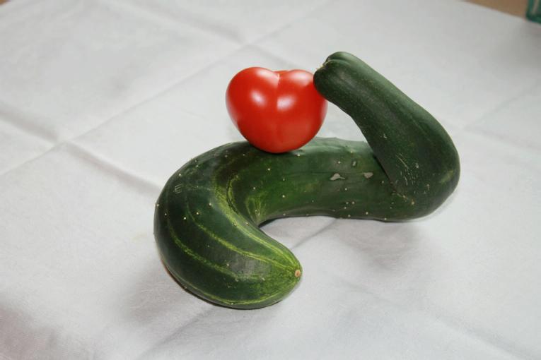 ICYMI - UGLY VEG LOVE #CucumberAndTomato #LikePeasAndCarrots #OnlyMoreCharacter