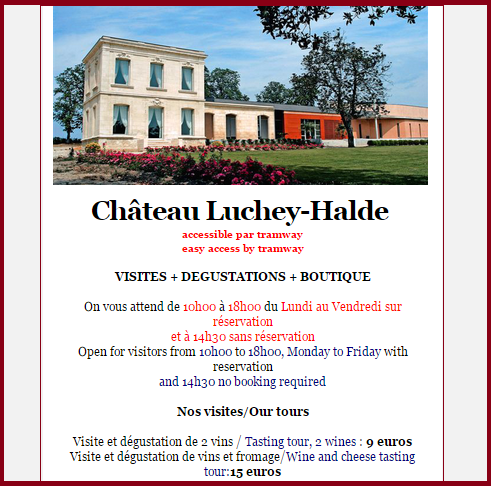 Château Luchey-Halde vous attend! #vin #pessacleognan #Bordeauxwine #winevisit