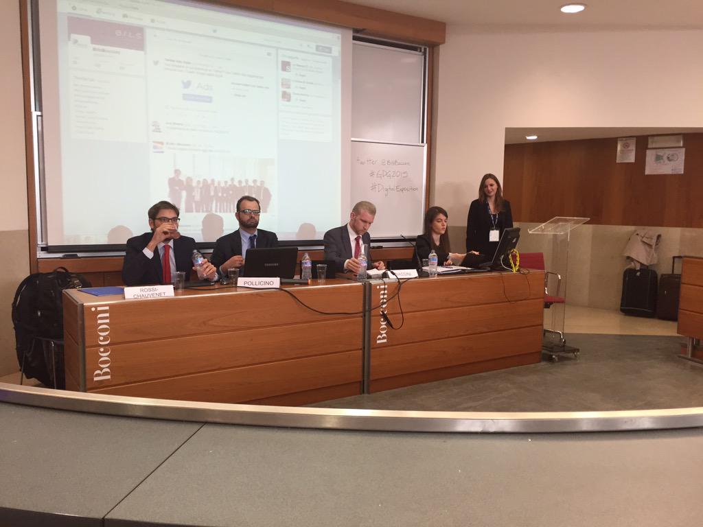 CasascoA's tweet photo. #GDG2015 and #DigitalExposition seminar are officially started !!! Come and join us. #BocconiSchoolofLaw http://t.co/6oGQhudPFu
