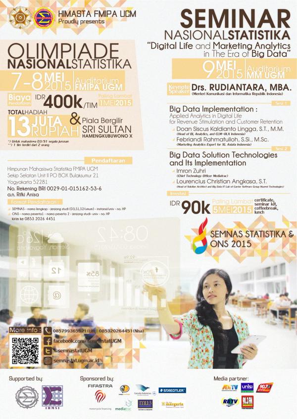 <a href="/ChiSquare_11/">Statistika UII 2011</a> Semnas Statistika &amp; ONS | 7-9 Mei '15 |@ Audit MM UGM | semnas90k ,ONS 400k/tim