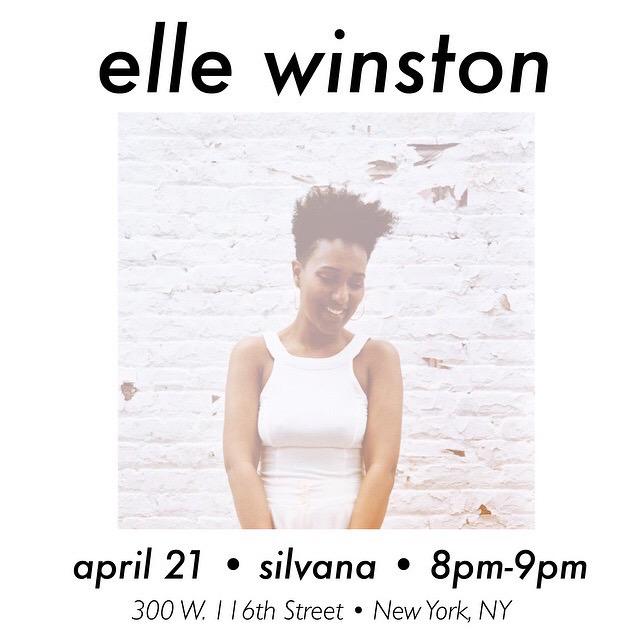jearysylves's tweet photo. NYC | Harlem | Silvana A night with @Elle_Winston this evening @ 8pm. I'll be sharing a few words too! #MissElle http://t.co/Uy1ol2QC2T