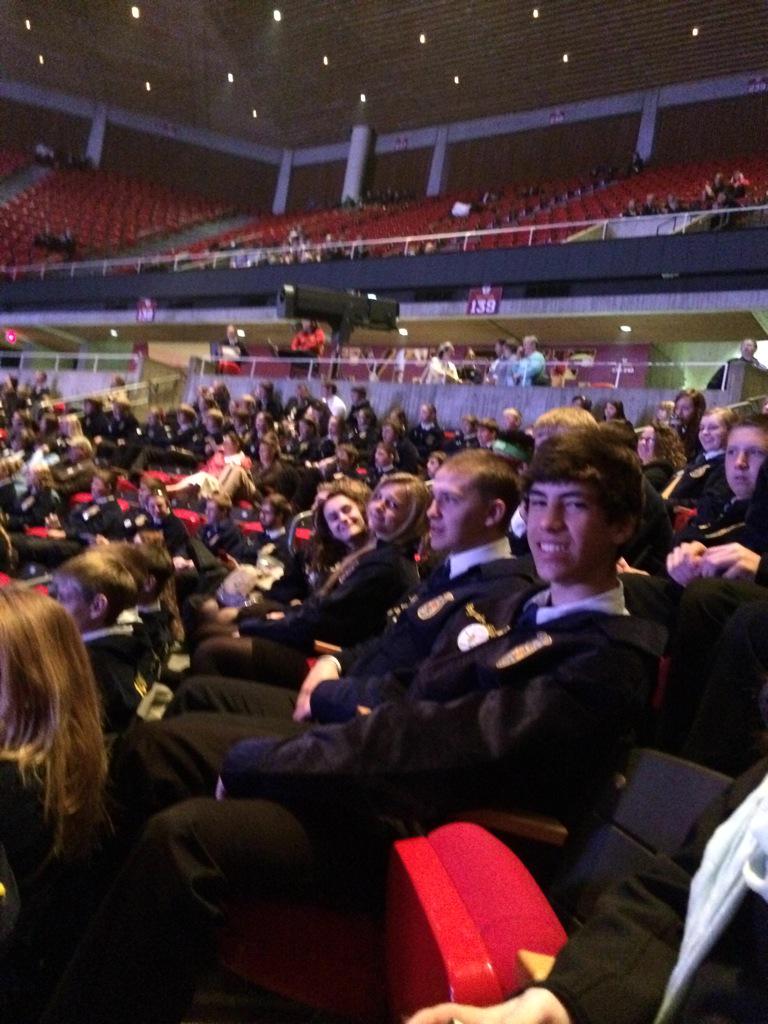 ffa_baxter's tweet photo. Ready for day 2 at the @iowaffa State Leadership Conference! #slcffa15 http://t.co/EpG9muzhVB