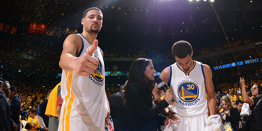 SLAMonline's tweet photo. Klay Thompson Leads the Warriors in Game 2 Over the Pelicans (VIDEO) http://t.co/flH4kSFxRe http://t.co/aXgvroFXGO