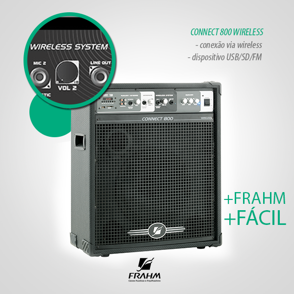 frahmoficial's tweet photo. A Connect 800 Wireless é a 1ª com tecnologia wireless p/ microfones e instrumentos #frahm Mais:http://t.co/U9oVhwHp4e http://t.co/gas3mZLtcO