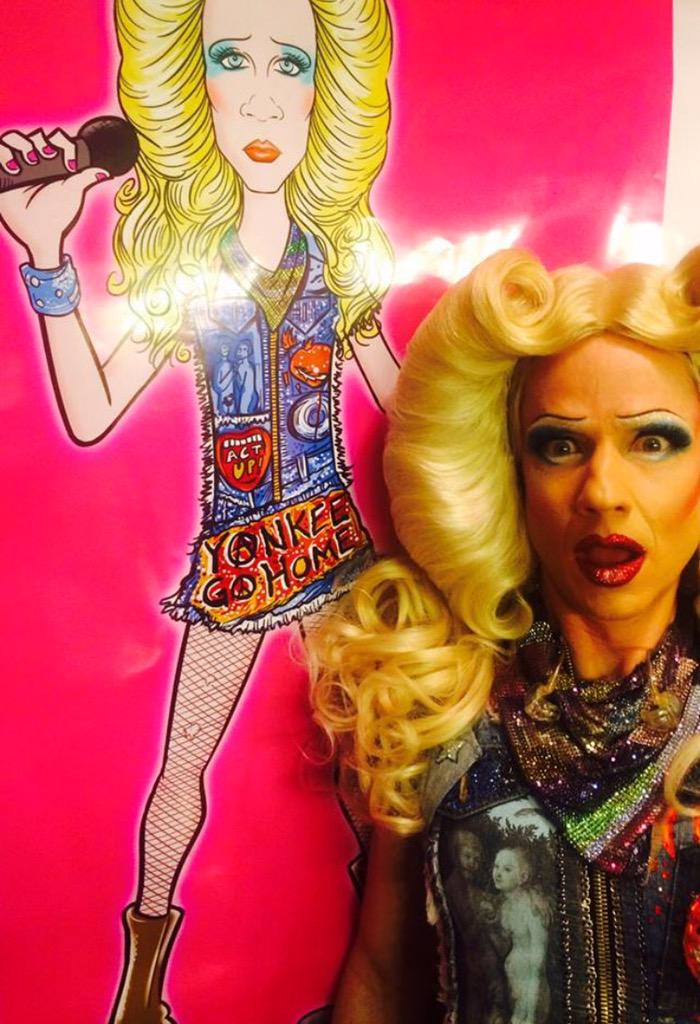 It\s John Cameron Mitchell\s birthday. You can google that s  Happy Geburstag  All Hail Miss Hedwig 