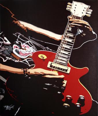 RAWSAKStudioInc's tweet photo. My musical instrument #art. #PopArt #BobWomack http://t.co/EjRAogZ2j7