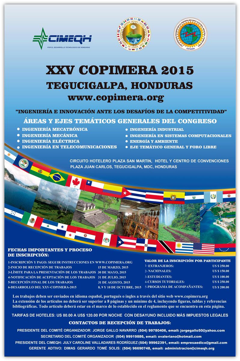 XXV COPIMERA 2015 EN HONDURAS.
copimerainternacional.org/inicio/