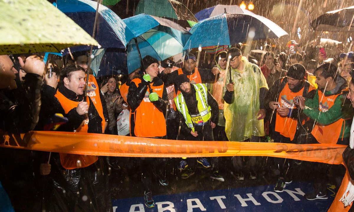 espn's tweet photo. Exhausted after 20 hrs, a man with muscular dystrophy finished the Boston Marathon at 4:30am: http://t.co/vU5twuseTC http://t.co/o2qwSUayWA