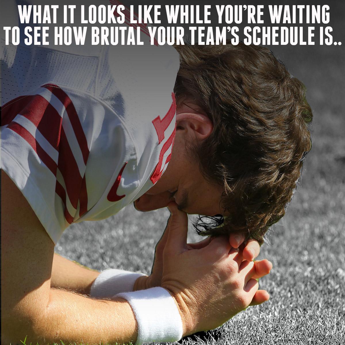 Retweet if you can relate! #NFLSchedule