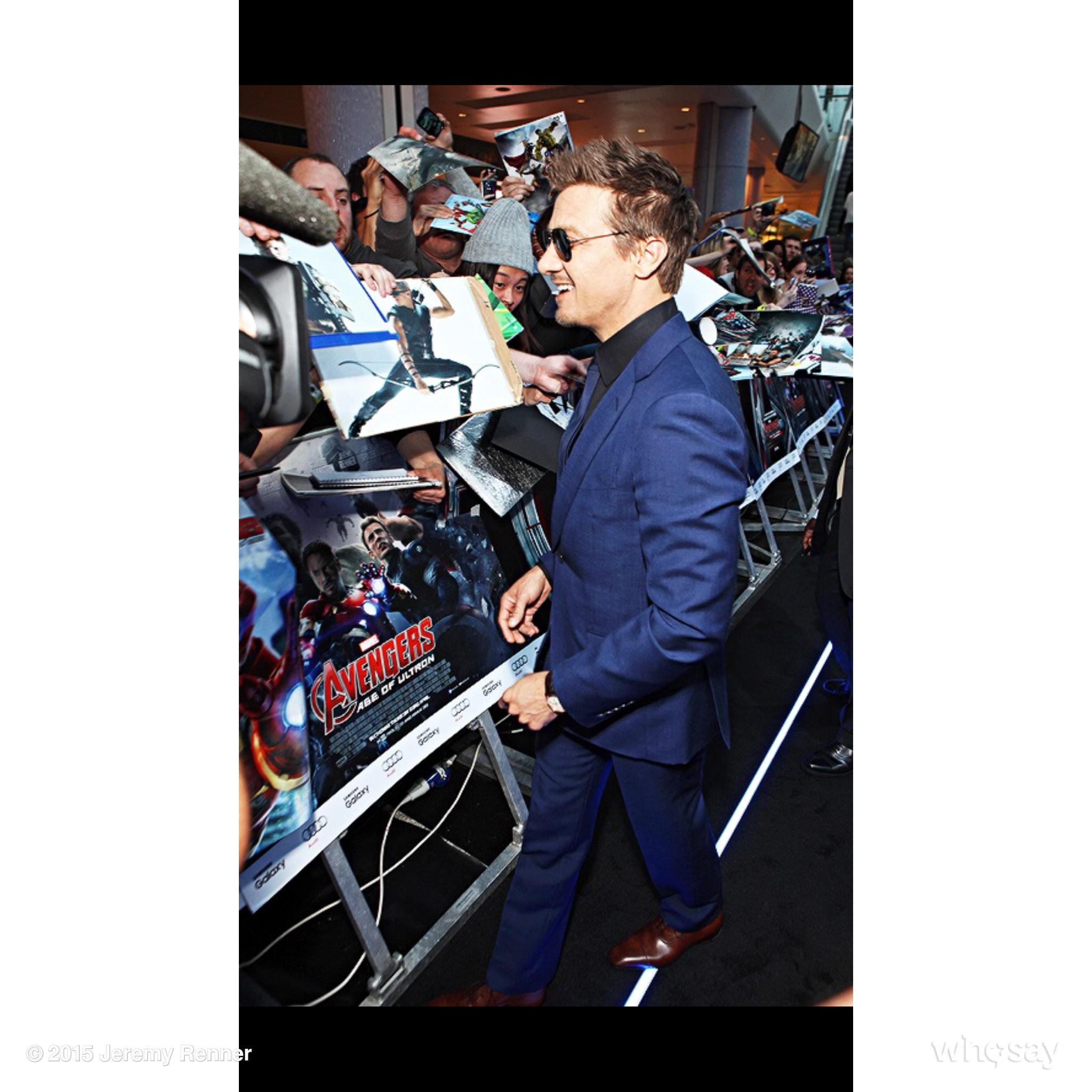 Jeremy Renner on Twitter "Thanks to the fans in the UK Avengers