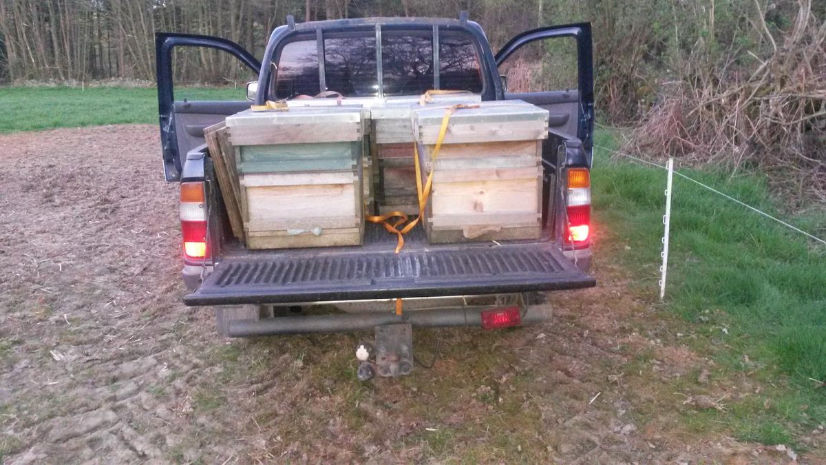 Last load of hives going 
f for some very nice fruit pollination <a href="/BentleyGrange/">Bentley Grange</a>
🐝🐝