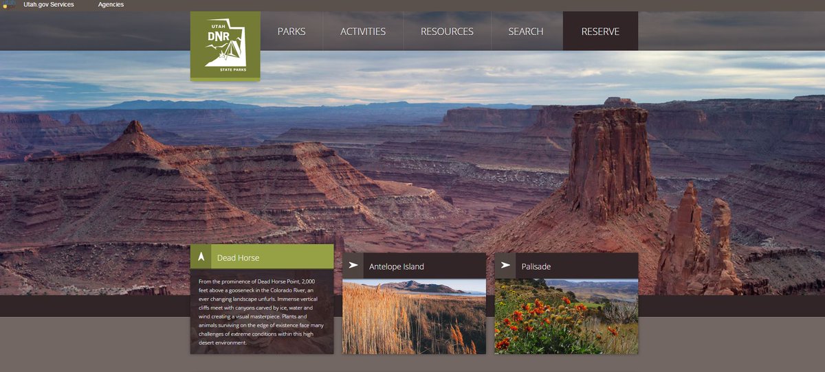 abc4utah's tweet photo. .@UtahStateParks launches new website: http://t.co/mFlcJTkMCH #utah http://t.co/8cgAujrZ5K