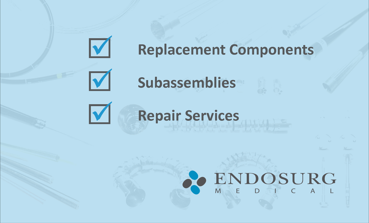 EndosurgMed's tweet photo. Need endoscope repair components, subassemblies, or repair services? Contact @EndosurgMed http://t.co/TxK7sRE8cx
