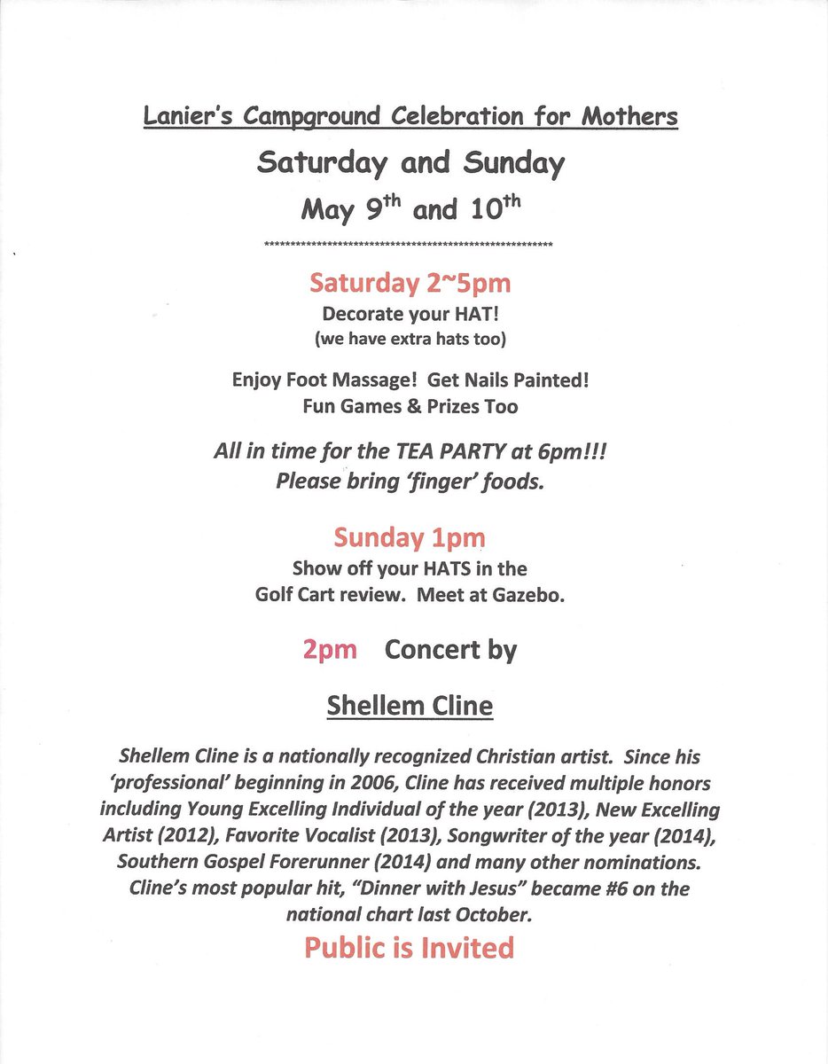 Lanier's Campground (@camplaniers) on Twitter photo 