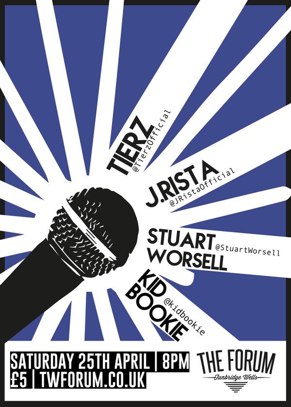 stuartworsell's tweet photo. THIS SATURDAY !!! @ @twforum catch myself @TierzOfficial, @KidBookie and @JRistaOfficial http://t.co/JQv7PX2rYk