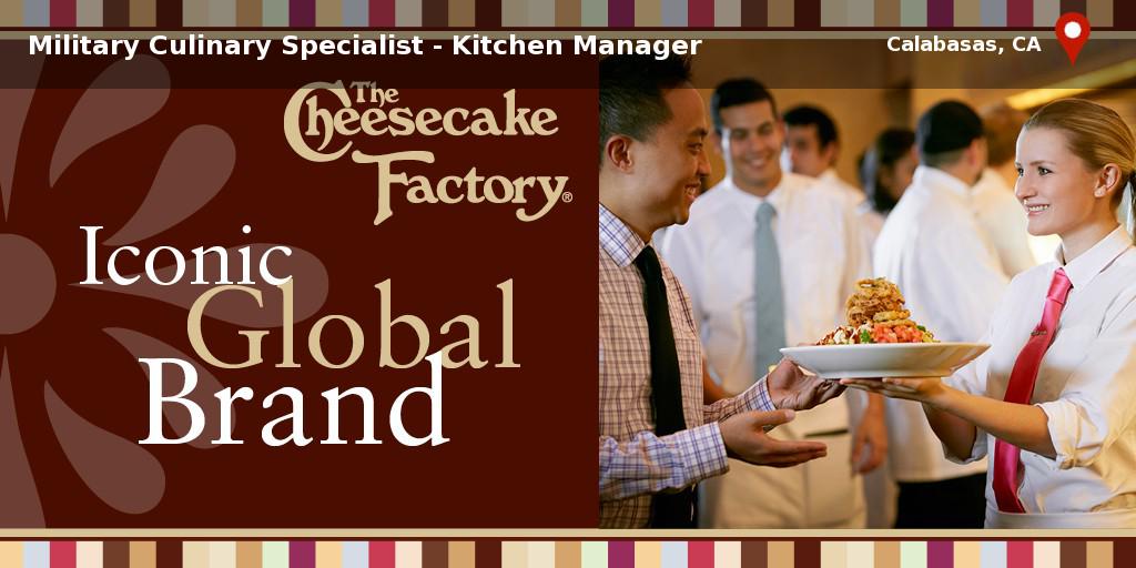 CakeJobs's tweet photo. #Hospitality #Job in #Calabasas, CA: M... at The Cheesecake Factory http://t.co/OgfVuZud8P #VeteranJob http://t.co/uP1d7bU1Vb
