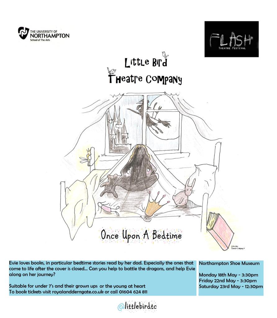 LittleBirdTC's tweet photo. We are happy to reveal the poster for our upcoming production 'Once Upon A Bedtime' at @FlashTheatre15 😄 http://t.co/UcDqkBits7