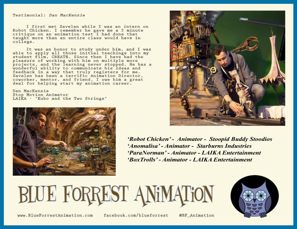 BF_Animation's tweet image. Testimonial: Dan MacKenzie - stop motion animator

vimeo.com/42819257

#animation  #stopmotion  
#robot chicken