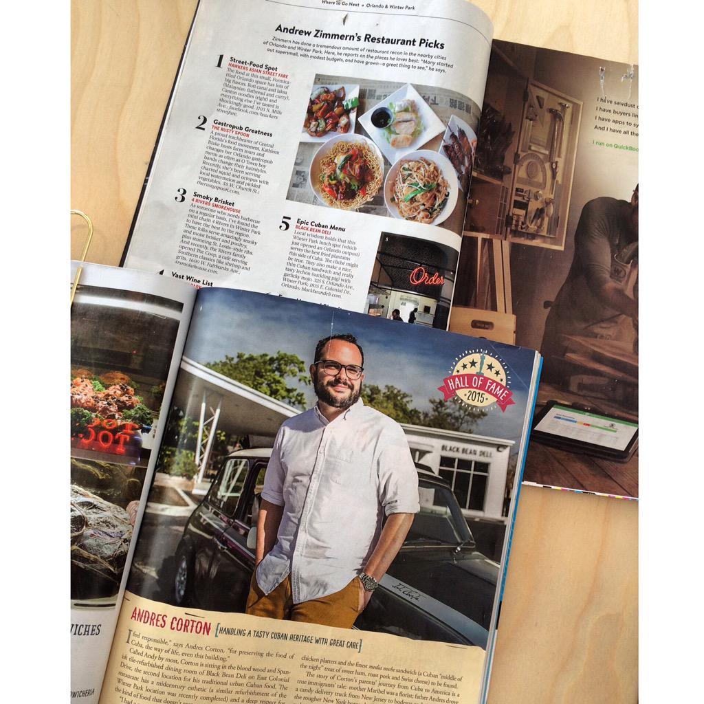 last month <a href="/foodandwine/">Food & Wine</a> this month <a href="/OrlandoMag/">Orlando Magazine</a>! 👌🏼 #bbdlife