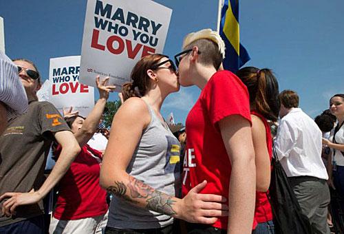 The leading support for gay rights