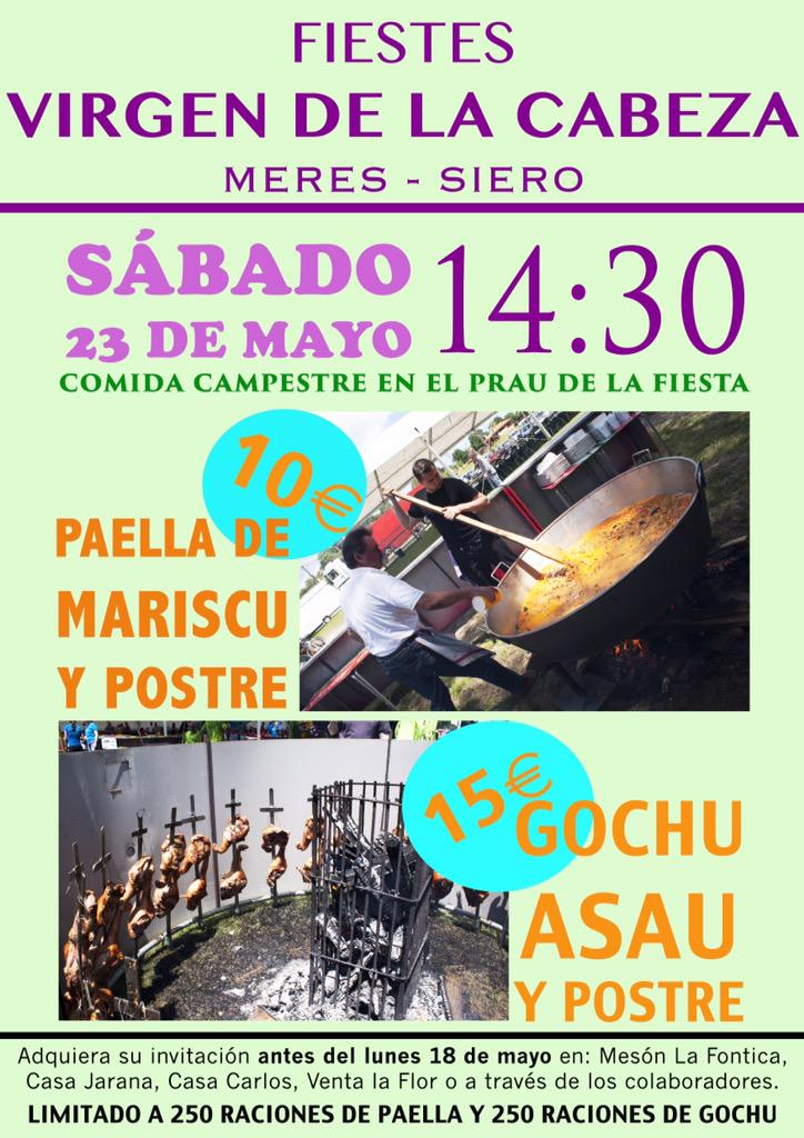fiestameres's tweet photo. Ya tenemos a la venta los vales para la COMIDA CAMPESTRE!!! Meres, que poquito queda!!🎉💃🏻👏🏻🌞😎😀 http://t.co/l7fsxsmJDy