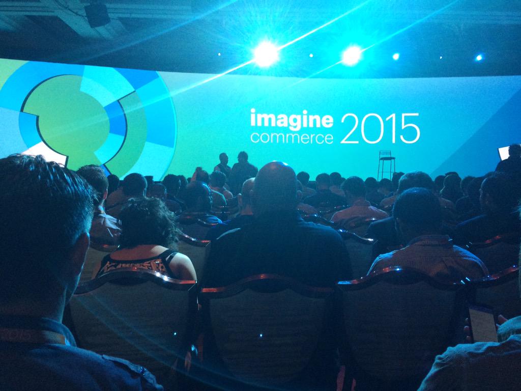 burning_fish: Getting ready for the first #ImagineCommerce keynotes! #Vegas http://t.co/5g5MphhyMY