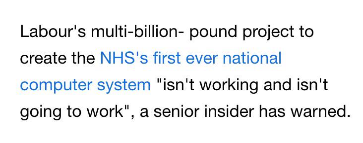 Jamin2g's tweet photo. Nobody wastes money in the NHS like the Labour Party.
http://t.co/n4iX41t3u9 #NotThemAgain http://t.co/zAh1JDQdI2