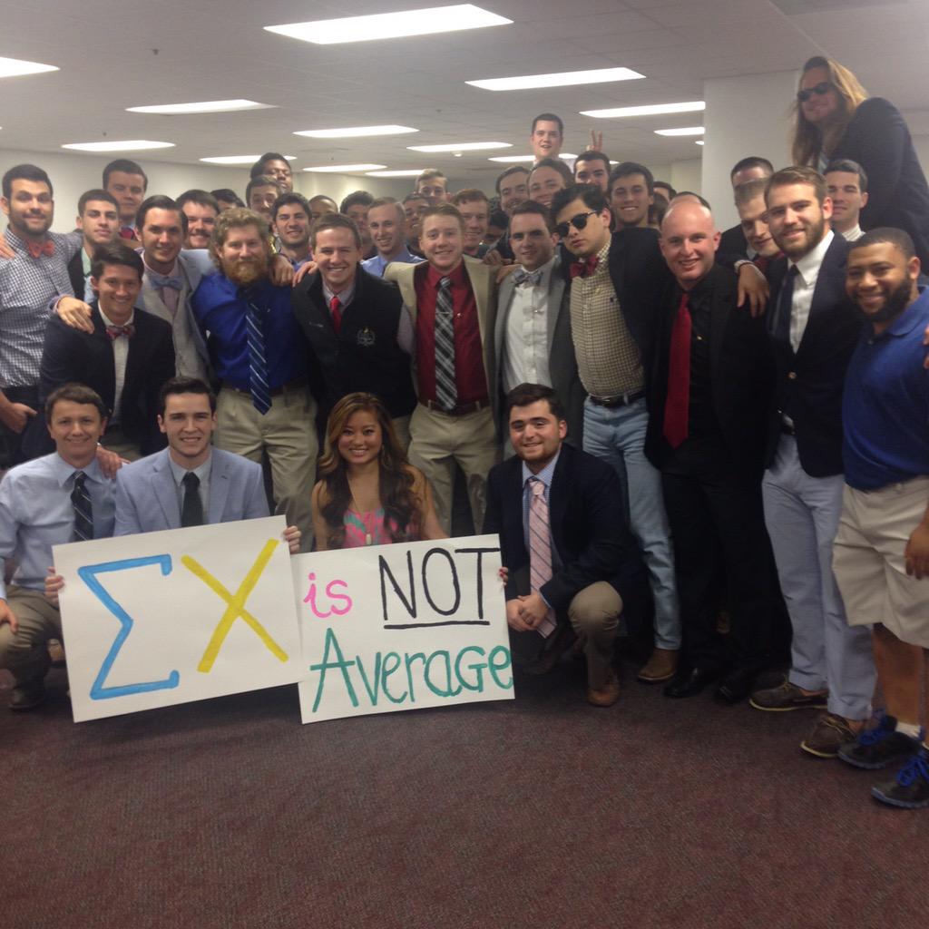 NotAverage_TSU's tweet photo. @TSUSigmaChi is #NotAverageTSU!! Thank y'all for participating in this movement!! http://t.co/TxdOBQo1V7