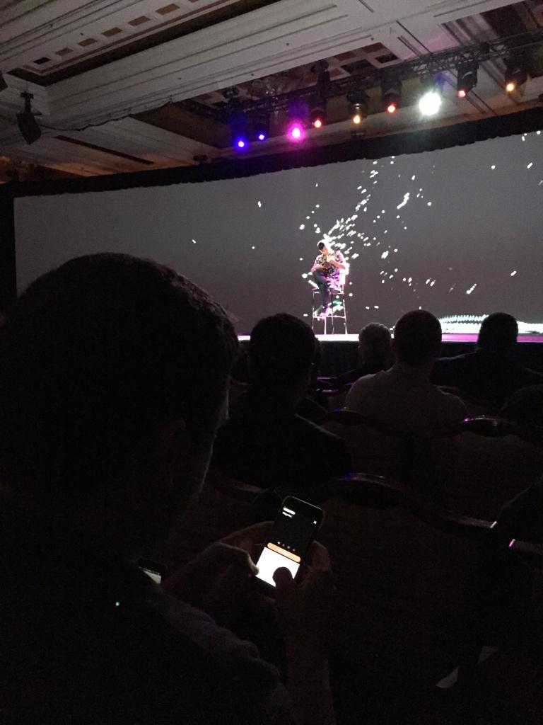 drlrdsen: Flashback to #magentoImagine 3 years ago? This time it doesn’t seem to be a banjo though at #ImagineCommerce http://t.co/1nGOsI34MV