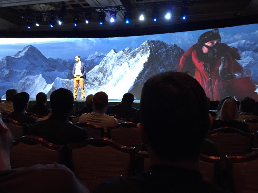 drlrdsen: He’s back to be our host again at #ImagineCommerce. Good thing cause @JC_Climbs knows how to entertain the crowds! http://t.co/H4CD1UJ8Qa