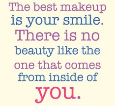 ChemCosmetics's tweet photo. The best makeup is no makeup at all. #gonatural #smile http://t.co/uwGzmKSj0f