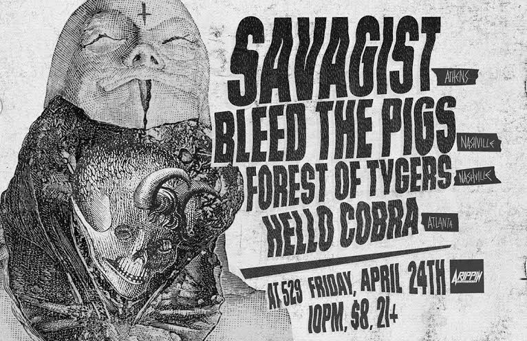 Click hellocobramusic.com/24/ Join us via the FB link inside
<a href="/Savagist/">Savagist</a> <a href="/ForestOfTygers/">Forest Of Tygers</a> <a href="/BleedThePigs/">Bleed The Pigs</a> @arippinprod_atl