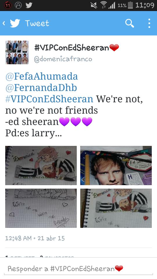 domenicafranco's tweet photo. @FefaAhumada @FernandaDhb #VIPConEdSheeran http://t.co/nWtA6YhEyy