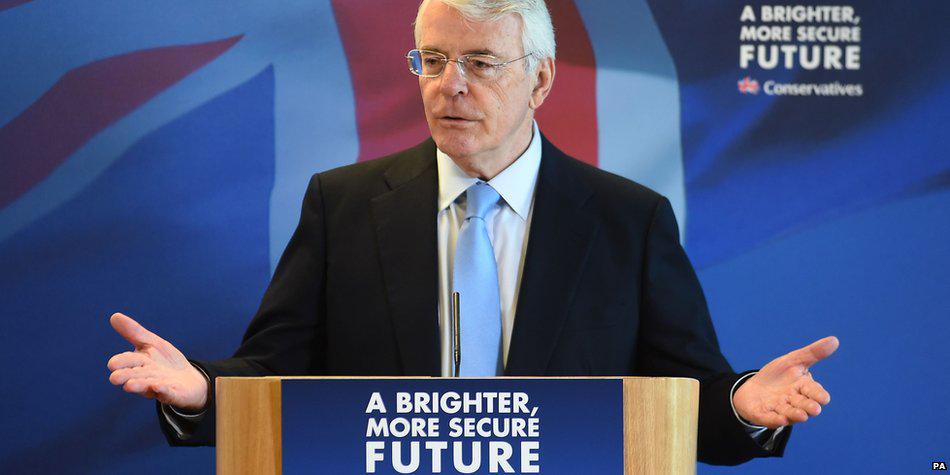 BBCPolitics's tweet photo. John Major is back in the news - in #GE92 he won a shock victory http://t.co/N8F1c2U0xs #GE2015 http://t.co/sgWY5I7tlS