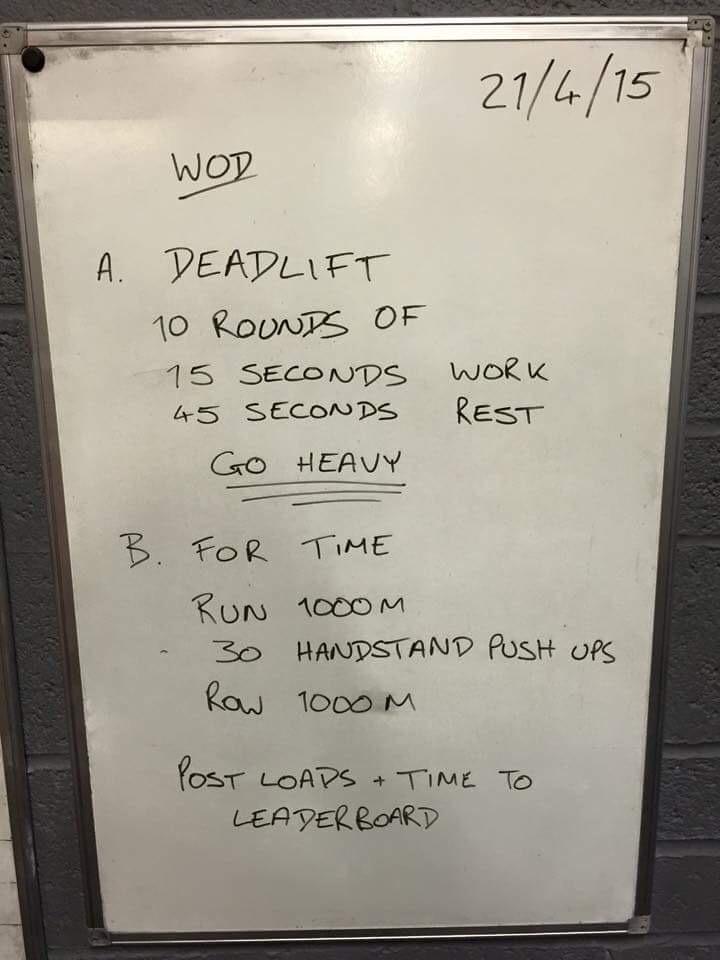 CrossFitFareham's tweet photo. Tues #WOD #CrossFit http://t.co/F11QvF83Lp